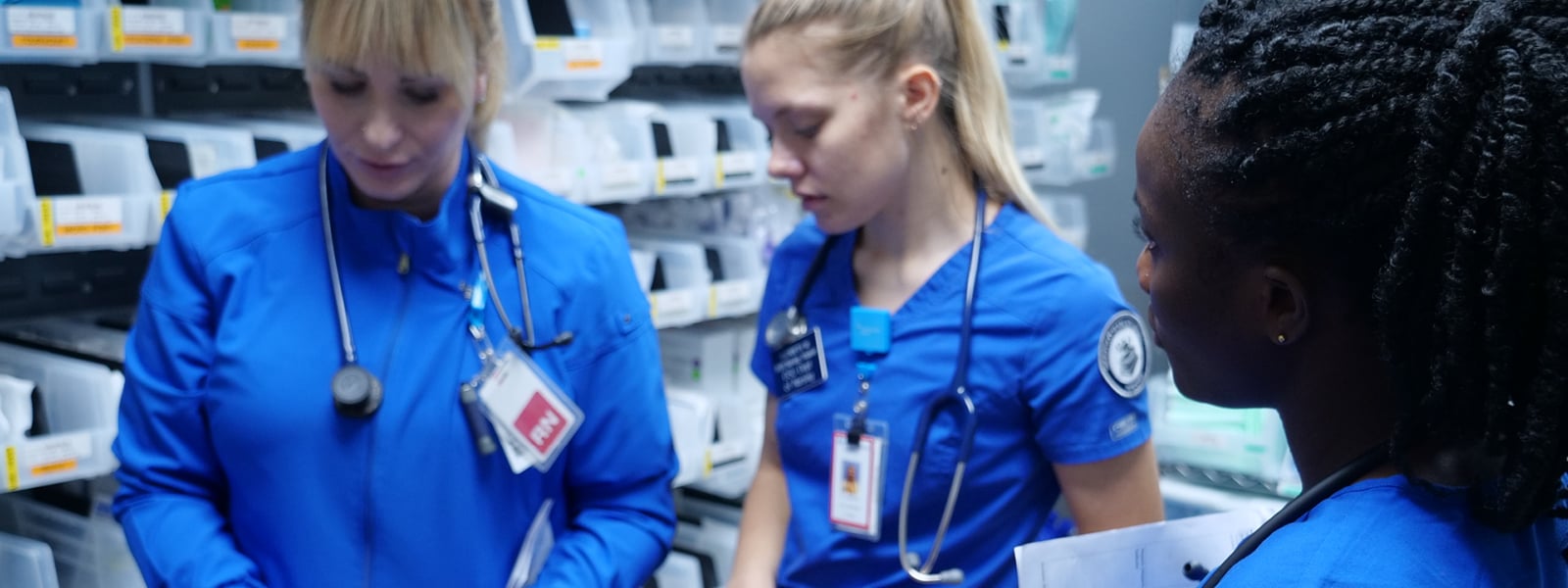 A group of nursing students.